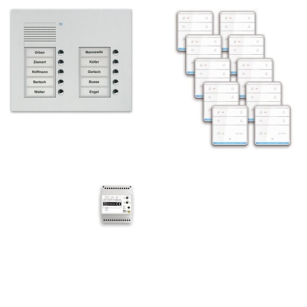 TCS Tür Control - Türsprech-Set pre:pack Audio UP 10WE PPUF10/2-EN/01 m.Außenstation PUK