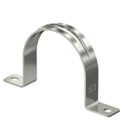 OBO Bettermann - Befestigungsschelle für Kabel/Rohre Befestigungsschelle 605 63 A4 63mm zweilappig − 25 Stück
