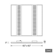 LTS Licht&Leuchten - Decken-/Wandleuchte LED-Einlegeleuchte OPTR1040625840DALIws 4000K DALI