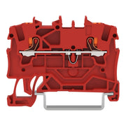 WAGO - Durchgangs-Reihenklemme 2-Leiter-Durchgangsklemme 2201-1203 1,5 mm²,rot − 100 Stück