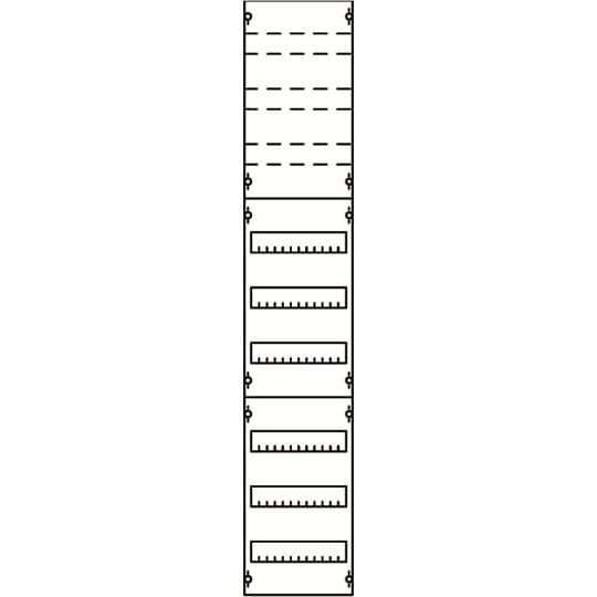 Striebel&John - Verteilerfeld für Installationsverteiler Verteilerfeld 1V5KA