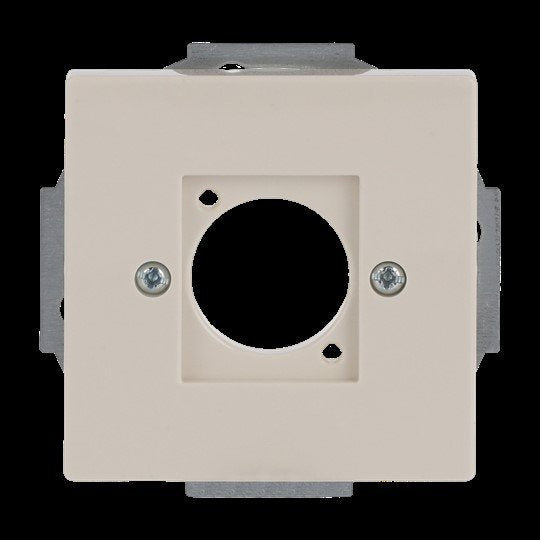 Busch-Jaeger - Einsatz/Abdeckung für Kommunikationstechnik XLR-Zentralscheibe 2553-82 elfenbeinweiß