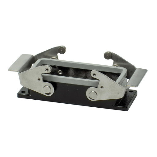 Walther Werke - Gehäuse für Rechtecksteckverbinder Anbaugehäuse BHT16 744116 27mm QVB schwarz