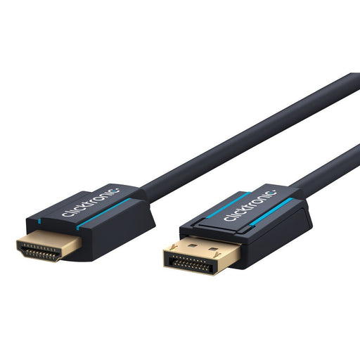 Clicktronic - Konfektioniertes A/V-Kabel DisplayPort/HDMI-Adapterk. 44927 10m,High Speed