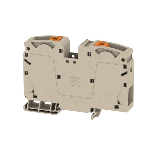 Weidmüller - Durchgangs-Reihenklemme Durchgangsreihenklemme A2C 35 35 mm², beige − 10 Stück