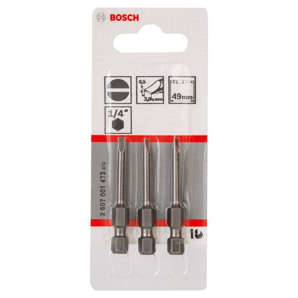 Bosch - Bit Schrauberbit Extra-Hart S 2607001473 0,5 x 3,0 49 mm