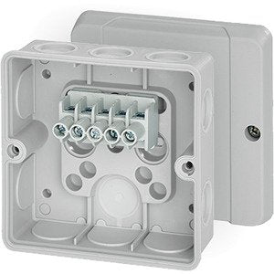 Hensel - Dose, Gehäuse für Montage auf der Wand/Decke Kabelabzweigkasten DE 9345 1,5-4qmm 3ph. 6qmm − 1 Stück by Hensel
