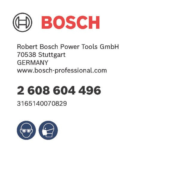 Bosch Power Tools - Systemzubehör für Schleifen/Polieren (Akku/elektrisch/Druckluft) Reinigungsvlies für 2608604496 Dreieckschleifer 93  − 1 Stück
