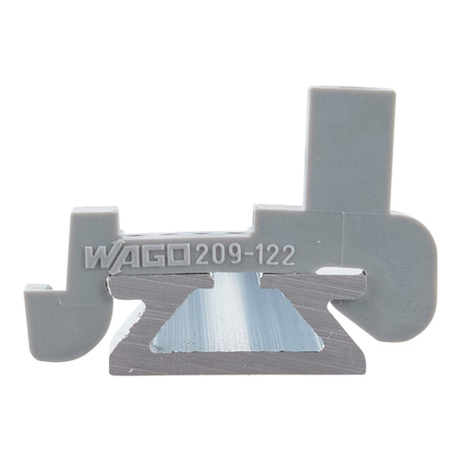 WAGO - Endklammer/-halter für Reihenklemme Endwinkel 209-122 f. Alu-Profilschiene − 25 Stück