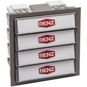 Renz Metallwaren - Funktionsmodul für Türkommunikation Klingelmodul 97-9-85272 gr mit 4 Klingeltaster − 1 Stück