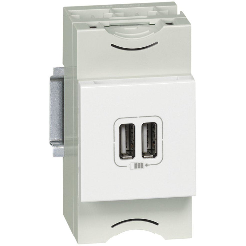 Legrand - Zubehör/Ersatzteile für modulares Anschlusssystem Hutschienenadpter Legrand 412950 DX3 MSC, 2,5-mod. gr