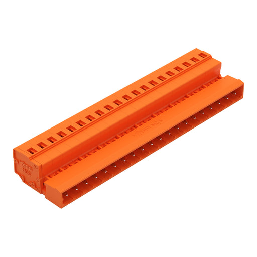 WAGO - Kabelsteckverbinder für Leiterplattensteckverbinder 1-Leiter-Stiftleiste 231-650 CAGECLAMP,2,5mm²,or − 10 Stück