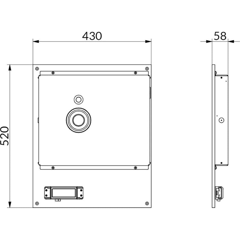 WHD - Lautsprecher Spanndeckenlautsprecher SDL400MBT205R alu m.BT-Receiver,BTR205