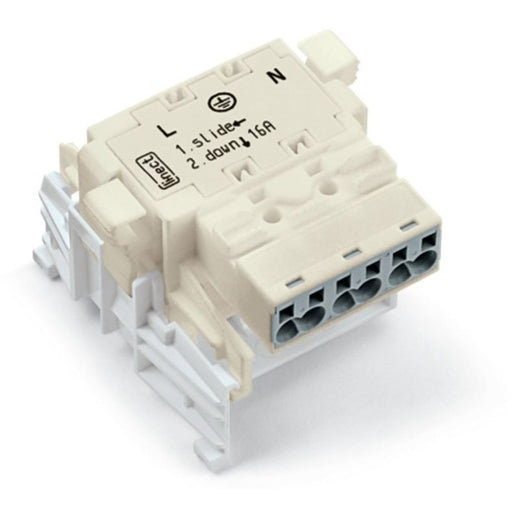 WAGO - Geräteanschluss für steckbare Gebäudeinstallation Linect-T-Steckverbinder 770-6229 1 Eingang,weiß − 25 Stück