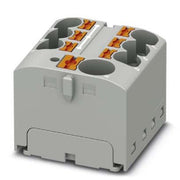 Phoenix Contact - Durchgangs-Reihenklemme Verteilerblock PTFIX 10/6X4-G GY − 8 Stück