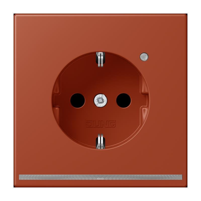 Jung - Steckdose SCHUKO Steckdose LC 1520-O LNW 232 locre rouge (32110)