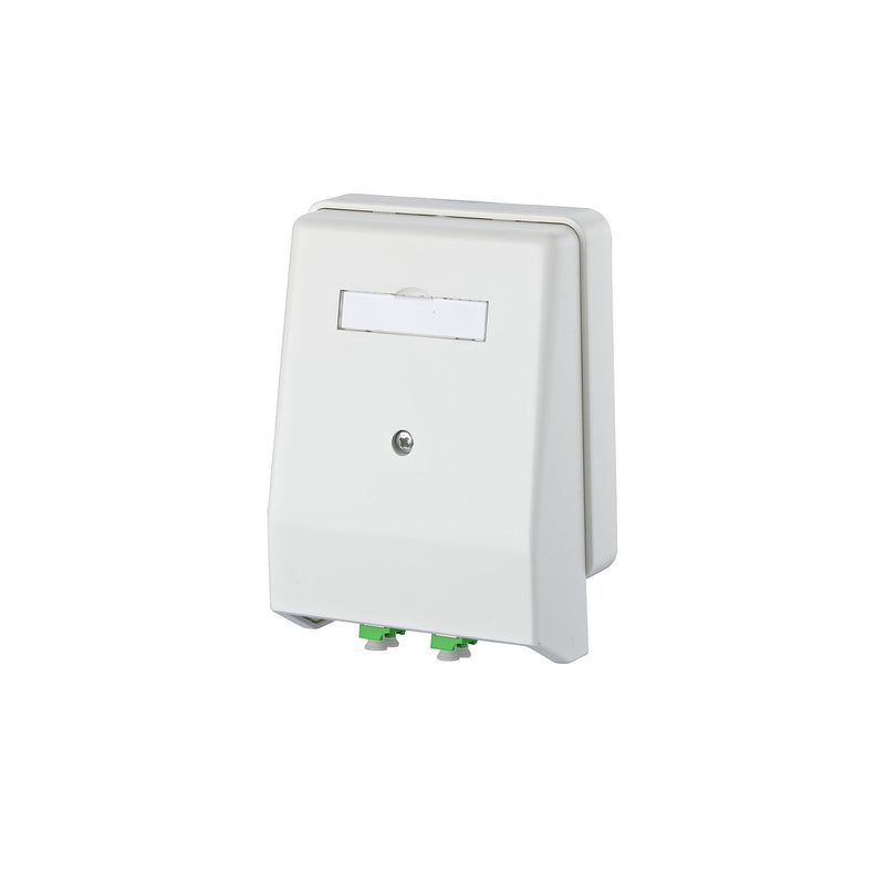 Metz Connect - Kommunikationsanschlussdose LWL OpDAT 4 AP 2xLC-D APC OS2 1501127602-E