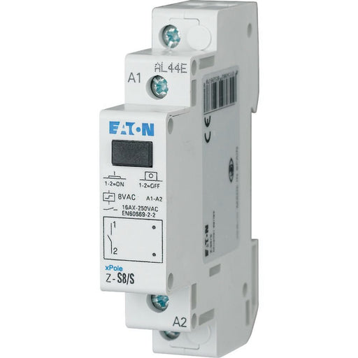 Eaton - Stromstoßschalter Stromstossschalter Z-S8/S 8VAC/16A/1S − 2 Stück