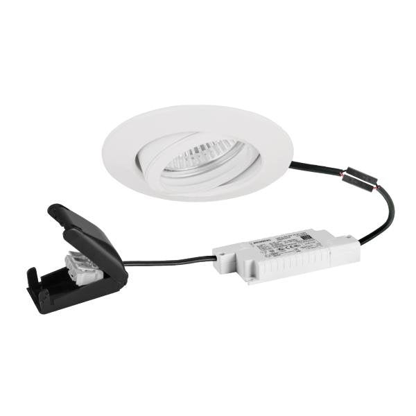 Brumberg Leuchten - Downlight/Strahler/Flutlicht LED-Einbaustrahler 230V 39473173 d2w, 3000K-1800K, ws