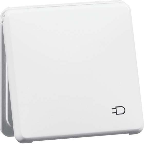 Peha - Schalter-/Steckdosenkombination SCHUKO-Steckdose ws D 80.6511 K W 16A 250V Klappdeckel