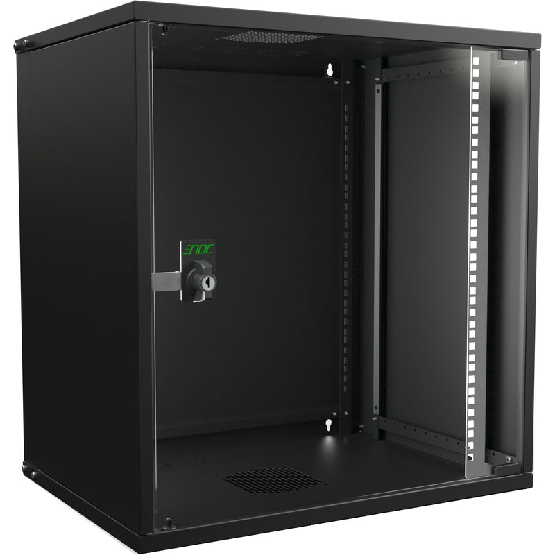 Enoc - Netzwerkgehäuse Wandschrank SNP 12HE sw W3 12-4-S-SNP 19"550x400x582mm