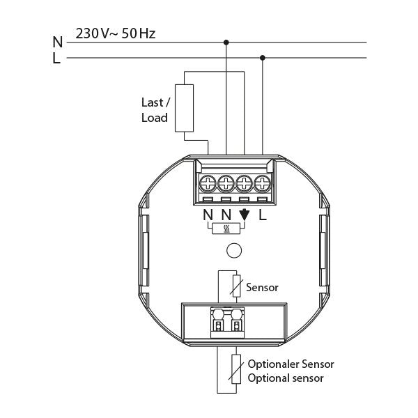 Eberle Controls - Raumthermostat/Uhrenthermostat UP-Uhrenthermostat FIT 3 R / weiß