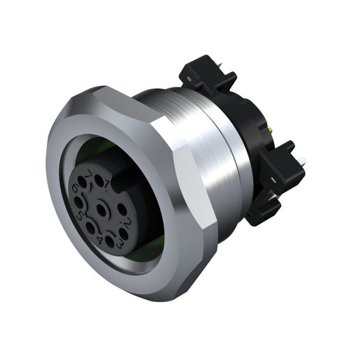 Weidmüller - Rundsteckverbinder, Einbau (PCB) Stecker SAIE-M12B-8-13/14SMT M12 − 25 Stück by Weidmüller
