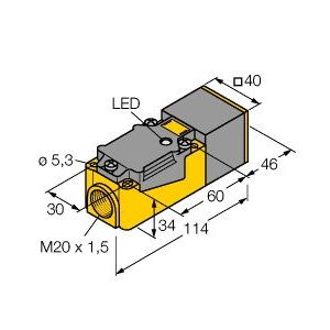 Turck - Induktiver Näherungsschalter Sensor Ni20-CP40-AD4X induktiv