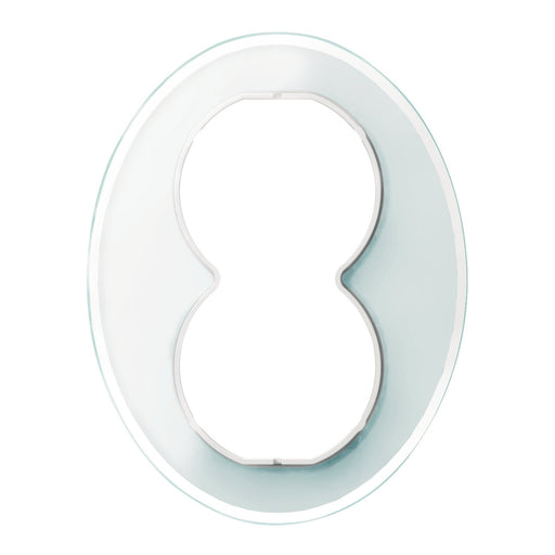 Elso - Abdeckrahmen Glasrahmen WDE011409 weiß,2-fach − 1 Stück by Elso
