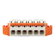 WAGO - Kabelsteckverbinder für Leiterplattensteckverbinder Federleiste 1-Leiter Hebel 2721-1106/037-000 Push-in Cage Clamp − 50 Stück