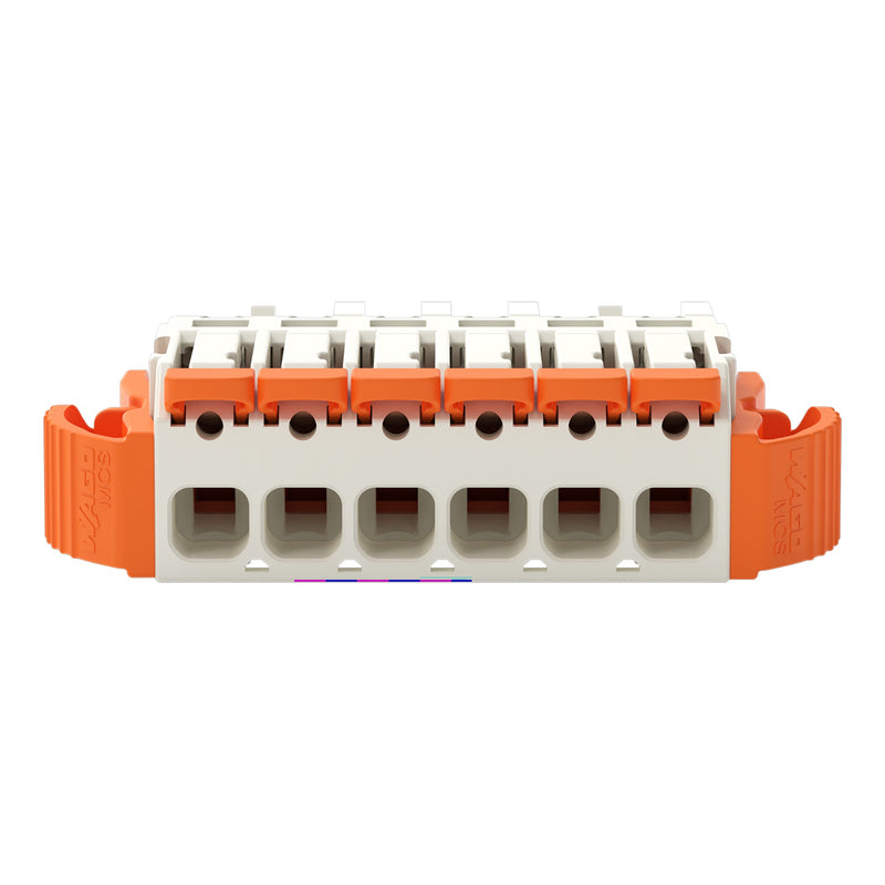 WAGO - Kabelsteckverbinder für Leiterplattensteckverbinder Federleiste 1-Leiter Hebel 2721-1106/037-000 Push-in Cage Clamp − 50 Stück