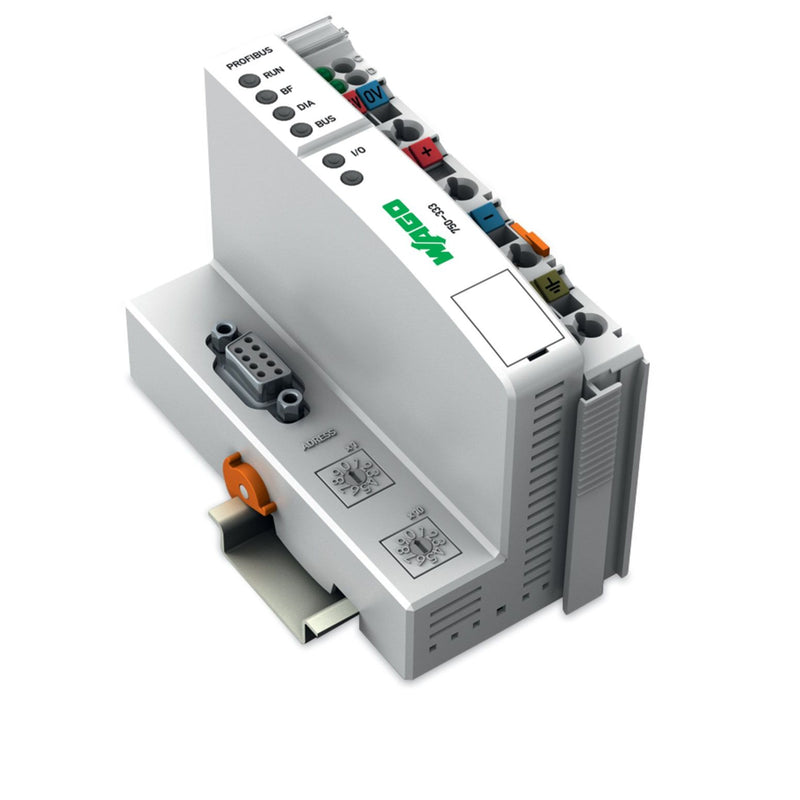 WAGO - Feldbus, Dez. Peripherie - Grundgerät Feldbuskoppler 750-333 Profibus DP/V1 12MBD