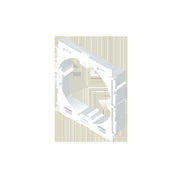 Unex - Einbaudose für Geräteeinbaukanal Einbausatz 93604 80mm, U24x − 12 Stück