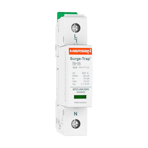 Mersen - Überspannungsableiter für Energietechnik/Stromversorgung Überspg.-Ableiter Typ 2+3 STPT23-20K320V-1PM 20kA Uc320V L-N 1-p