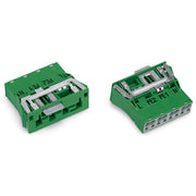 WAGO - Geräteanschluss für steckbare Gebäudeinstallation Snap-In-Stecker 770-2334/007-000 4-polig,grün − 100 Stück