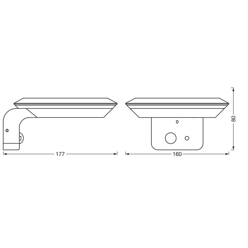 Ledvance - Decken-/Wandleuchte LED-Solarleuchte ENDUR #4058075763210