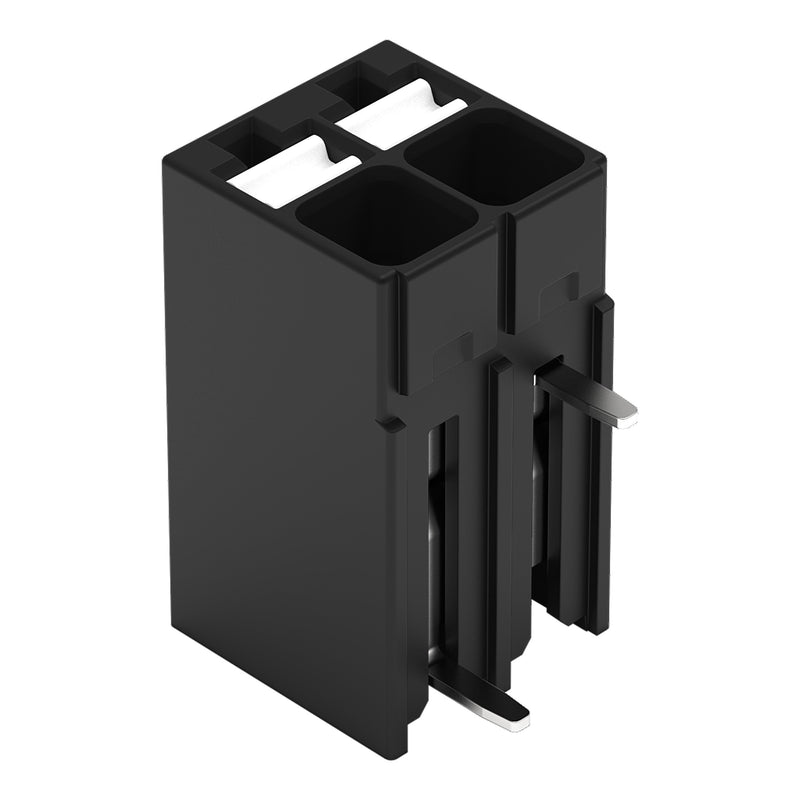 WAGO GmbH & Co. KG - Leiterplattenklemme THR-Leiterplattenklemme 2086-1222/300-000 Drücker,1,5mm²,sw − 432 Stück