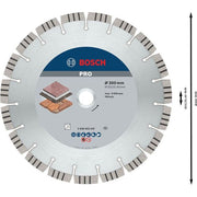Bosch - Trenn-/Schleifscheibe Diamanttrennscheibe 2608602647 PRO Stone