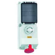 Bals Elektrotech - CEE-Steckdose abschaltbar, abgesichert (IEC 60309) Wandsteckdose abschaltbar 17164 verriegelt abgesich
