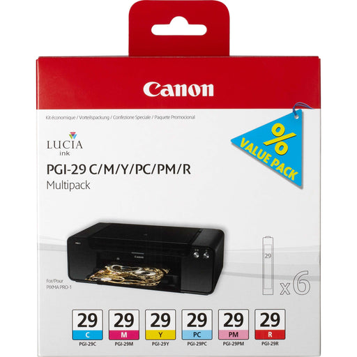 Canon - Verbrauchsmaterial für Telefax/Drucker/MFC Tinten Multipack PGI-29