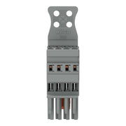WAGO - Ein- und mehrpolige Klemmenleiste 1-Leiter-Federleiste 769-104/143-000 CAGECLAMP,4mm²,gr − 25 Stück