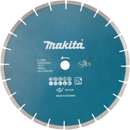 Makita - Trenn-/Schleifscheibe Diamantscheibe E-12996 355x225,4 mm