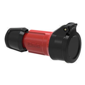 Bals Elektrotech - Schutzkontaktkupplung Schutzkontakt-Kupplung 749309 16A 250V IP44, rot − 20 Stück