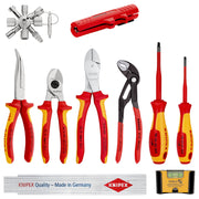 Knipex - Werkzeugset Erweiterungs-Set Elektro 00 20 90 V01 10-teilig