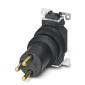 Phoenix Contact - Rundsteckverbinder, feldkonfektionierbar (Industriesteckverbinder) Einbausteckverbinder SACC-CI-M8MS#1412225 − 60 Stück