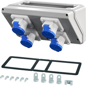 Hensel - Pultsystem Mi Connection Box Mi CB 19 4xCEE 16A, 3p., 230V