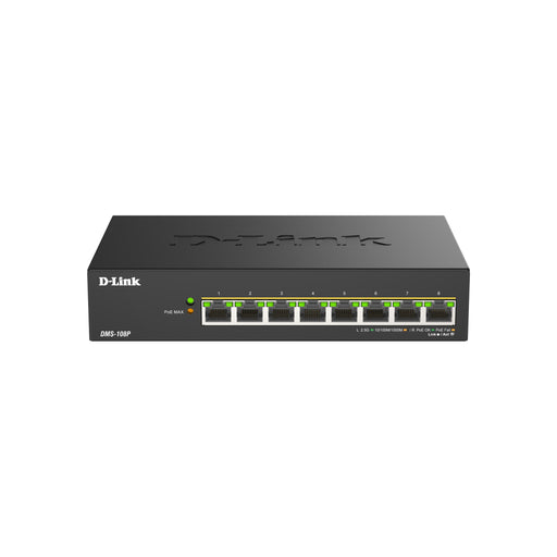DLink - Netzwerk Switch 8-Port Gigabit Switch DMS-108P/E PoE++ Unmanaged