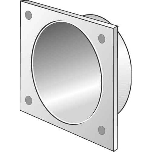 Helios Ventilatoren - Quellluftauslass Anschlussstutzen L-AS 100 DN100 − 4 Stück