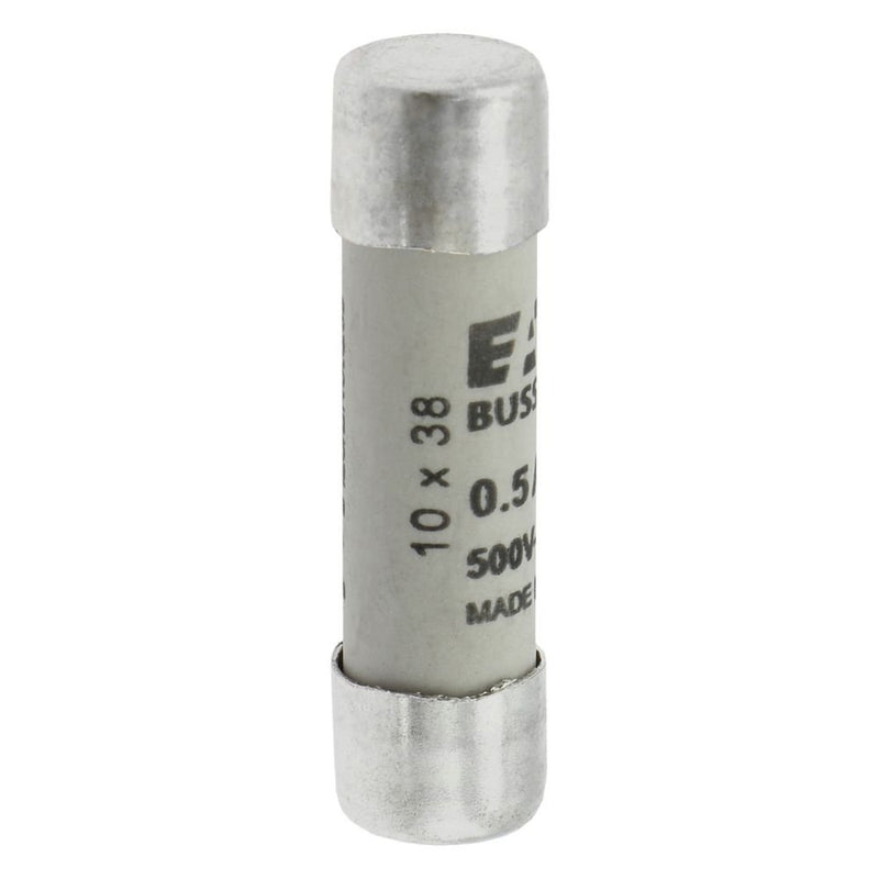 Eaton - Zylindrische Sicherung Sicherungseinsatz C10G0.5 0.5 A, AC 500 V − 10 Stück