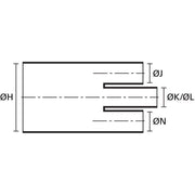 HellermannTyton - Aufteilkappe Warmschrumpfteil 413-1-G PO-X BK 4- Fingerstück